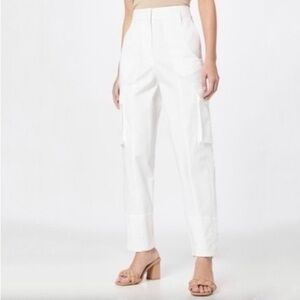 NWT IRO Thais Women's White Cargo trousers Pants